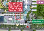 căn 2pn tòa f5, diện tích 81m2, giá 11,5 tỷ, view tiện ích nội khu, sun feliza cầu giấy
