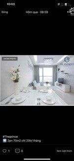 tôi cần bán 2 căn hộ tại chung cư the prince: - căn p1- 1x.10, 1pn, nội thất full, cho thuê