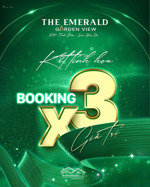 nhận booking giỏ hàng vip the emerald garden view 30 triệu/suất - chiết khấu cao