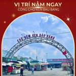 bán đất mặt tiền chợ đêm bàu bàng khu trung tâm công nhân, kinh doanh sầm uất