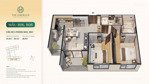 bán căn hộ 2pn, 2wc tại the emerald 68, 4,2 tỷ, 68,9m2