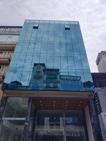 cho thuê tòa nhà mặt phố ngô gia tự. dt : 285 m * 8 tầng + 1 hầm. mt : 9 m . thông sàn , thang máy
