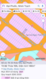 bán đất tđc đại phước- đường d9 , 140m2 sổ riêng gần trường học, gần chợ.. giá tốt nhất khu