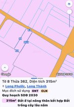 bán lô đất khu song trang - long phước mặt trước sân bay long thành