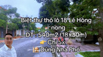 bán gấp biệt thự thô lô 18 lê hồng phong 540m2 giá tốt nhất