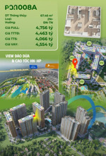 2n+ view đảo dừa siêu đẹp, nhỉnh 60tr/m2. layout siêu đẹp. lh nhận ptg