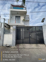 nhà phú lợi ngang 6,5m, hoàn công, cách huỳnh văn luỹ 200m. giá 4,360 triệu. lh 