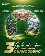 bán lô đất long thịnh - quang trung mặt đường hồ chí minh - diện tích 81m2, mt 5m, với giá 684tr