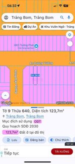 chính chủ bán gấp mặt tiền an dương vương tt trảng bom 5x25m thổ cư 100% hướng bắc giá rẻ 2tỷ250