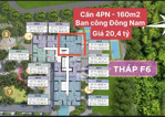 pkd cđt bán căn góc 4pn ban công đông nam giá từ 126tr/m2 giá tốt nhất sun feliza suits cầu giấy