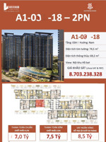 bán căn 2pn the global city giá tốt nhất thị trường, tháp a1 74.5m2 thanh toán đến 2028 giá 8,704tỷ