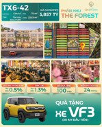 560tr sở hữu nhà phố vinhomes + tặng xe vf3 + giỏ hàng độc quyền.