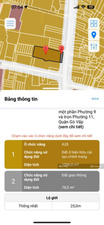 đơn giá 95tr/m2 mặt tiền thống nhất đoạn sầm uất nhất.20x51m tổng 1081,6 m2 giá 103 tỷ.