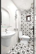 mặt tiền châu thị vĩnh tế (ngũ hành sơn) - nội thất gỗ sang trọng