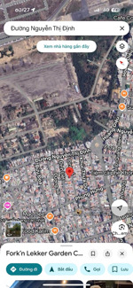 bán đất thổ cư đường nguyễn thị định dt 137m2, vị trí tt dễ di chuyển, kdc hiện hữu, giá 14,4 tỷ tl