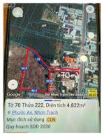 BÁN GẤP 5 LÔ ĐẤT VỊ TRÍ VÀNG NHƠN TRẠCH GIÁ RẺ – LH: O,,..865…895—43O