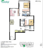 bán ch the habitat d1.06.07 2pn giá 3,102 tỷ, tt 10% ký hđmb, 30% nhận nhà lh xem nhà