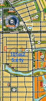 bán lô v5 hướng đông sạch đẹp -101m2 ngang 6m
