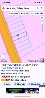 đất nền liên ấp xã an viễn 1 sẹc trục chính phùng hưng 115m2 1tỷ050/nền sổ riêng tc gần uỷ ban, kcn