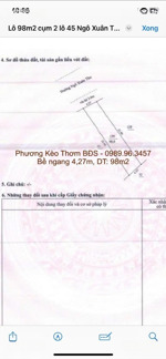 bán cặp đất mt ngô xuân thu, liên chiểu (có bán lẻ) - ngay cổng trường - tiện xây trọ/kho