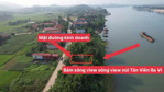880 tr 82,3m2 bám sông view núi ba vì đất mặt tl kinh doanh sau bám sông thanh thuỷ 