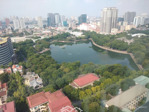 siêu hiếm ! chính chủ gửi cho thuê căn tại hancorp plaza 110m2 2 ngủ 2wc view hồ giá 13,5tr