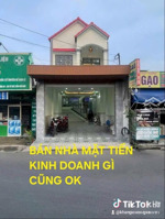 bán nhà mặt tiền đường cây da buôn bán sầm uất ngay chợ , sát đường lê hồng phòng vào 30 m