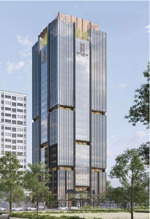 cho thuê văn phòng dt 650m2 1 sàn, có chia nhỏ dtnn 166m2 the marc trần thái tông