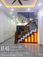 trường thọ - đường số 11 - 77m2 nhà 4 tầng - sân thượng
