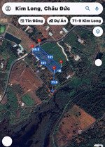 bán khoảng 5 sào 1 (5100m2) đất xã kim long, huyện châu đức, brvt. giá 5 tỷ.