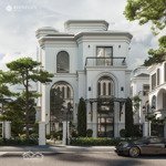 bán biệt thự đơn lập góc ngọc trai 295m², 2 mặt đường, đối diện vườn hoa & bể bơi 4 mùa