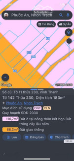 hót - tin thật 100% mặt tiền hùng vương vĩnh thanh, 183m2 khu dân cư sầm uất, gần 25c