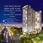 cho thuê căn hộ minh quốc plaza 2 phòng ngủ 2 vệ sinh, 64,3m², giá 7,7 triệu/tháng
