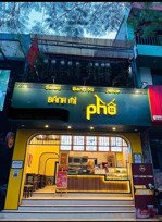 cho thuê nhà mặt phố hàng buồm, dt: t1, 60m2, t2: 60m2, mt: 3m. giá 60tr