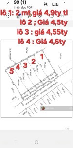 bán 4 lô đất tại xuân thới thượng, hóc môn, hồ chí minh, giá cực chất 4,6 tỷ, 109m2