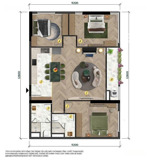 căn góc 3pn diện tích 113m2 toà the charm - charmora city - sun nha trang