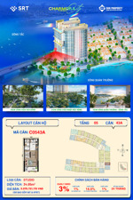 căn the charm 3tỷ giá cđt không chênh view sông hướng biển - dự án charmora city - sun nha trang