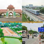 đất view hồ hiếm 100m mặt tiền 8m. đất lõi sinh thái hòa lạc