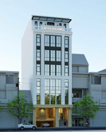 building mặt phố 9t thang máy có hầm. dt 180m2 mt 7m 4 mặt thoáng mở cửa sổ. doanh thu 2,5 tỷ/năm