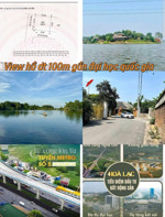 view hồ - dt 100m - sẵn sổ - ngay đại học quốc gia và khu công nghệ cao - và đường sắt metro