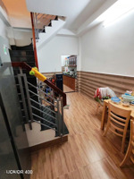 bán nhà 2 tầng, 42,77m2, hẻm ba gác có 2 bán công trước sau