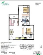 Bán căn hộ The Habitat trongn KCN VSip bình dương 2PN D3-14.04 view chính diện đường hữu nghị giá 3,539 tỷ Lh 0938677909 xem nhà