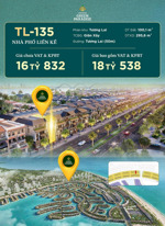 hàng độc quyền. cặp nhà phố mặt tiền đường 50m, gần vincom tại vinhomes green paradise. giá 16,8 tỷ