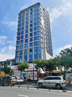 toà nhà mặt tiền nơ trang long, bình thạnh; 705m2 (14 x 52; nở 20m); hầm 8 tầng; hđt 800tr - 100 tỷ