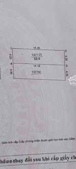 cần bán 60m2(4,2x14,3) đất thổ cư thôn lê xá xã đông anh đường rộng 3m