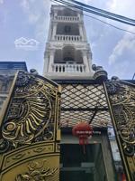 nhà dát vàng như biệt thự, 5 tầng kiên cố, 4m x 25m (100m2) chu văn an, q6, giá hơn 8ty