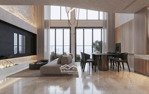 the crest - metropole: cho thuê căn loft 3pn - view sông, landmark 81 thoáng - full nội thất
