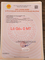 cần bán đất thổ cư . sổ hồng riêng . mt đường nhưa 6m thông . khu dân cư đông . an ninh tốt