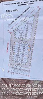 bán đất tại nam phong, 2,889 tỷ, 85.9m2, sổ đỏ đầy đủ