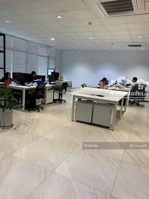 cho thuê mặt bằng văn phòng phố hồng tiến-vỉa hè rộng chỗ đỗ xe thoải mái- 170m2 giá 25 triệu / th